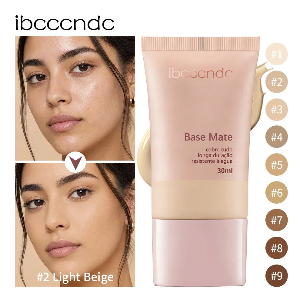 Long-Lasting Waterproof Matte Liquid Foundation - 1