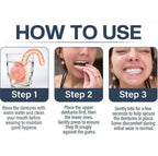 Comfortable Silicone Temporary Dentures for Natural Smile