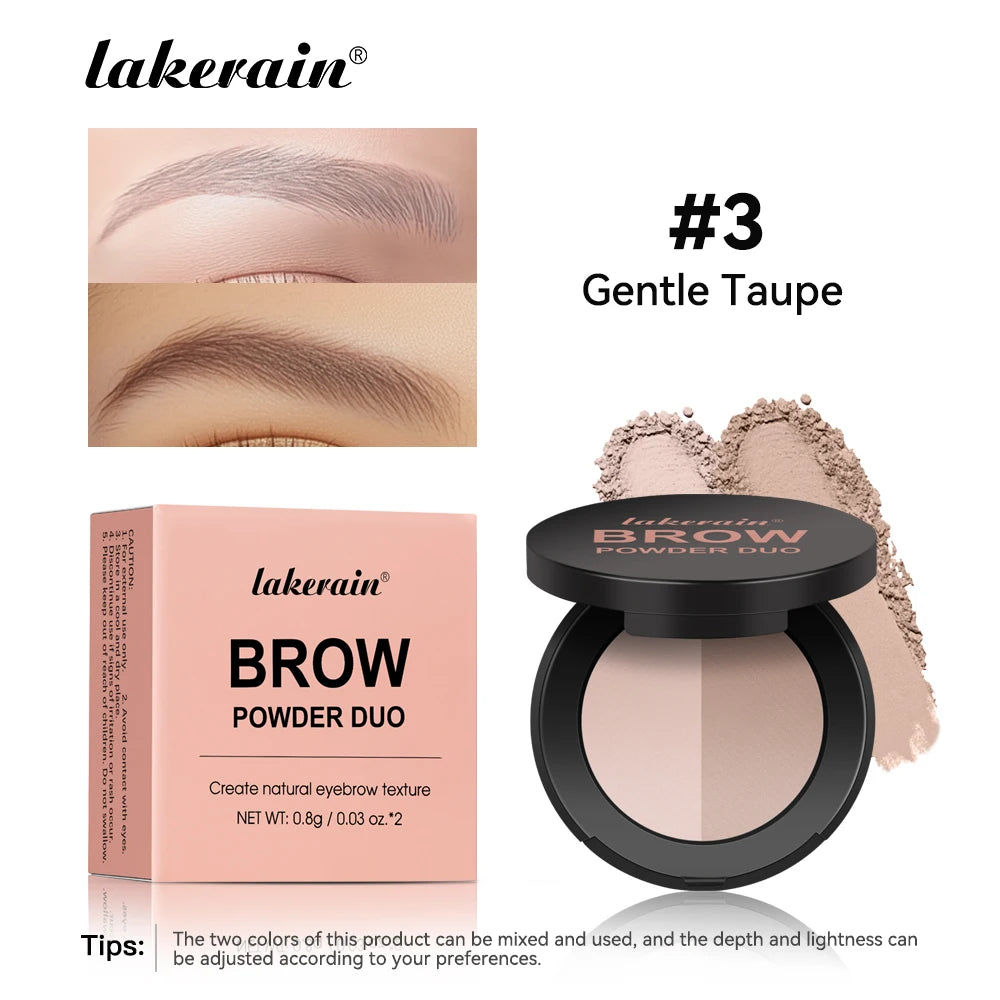 Dual-Tone Eyebrow Powder and Contour Palette - 23