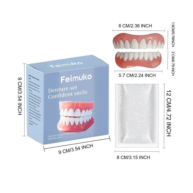Temporary Cosmetic Denture Set for Instant Smile Restoration - 20