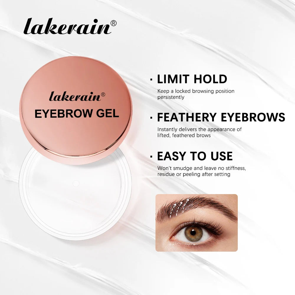 Waterproof 3D Eyebrow Styling Gel for Natural Laminated Brows