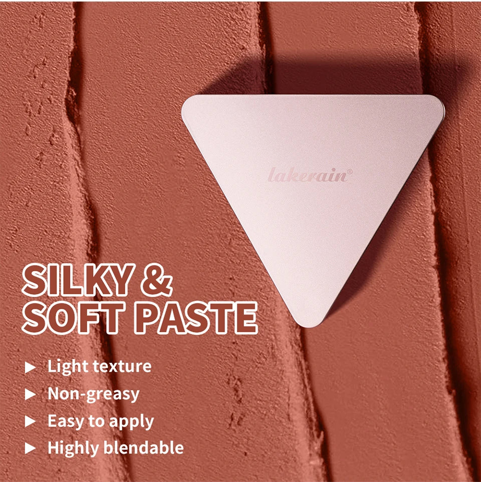 Matte Bronzer Powder for Long-Lasting Waterproof Face Contouring