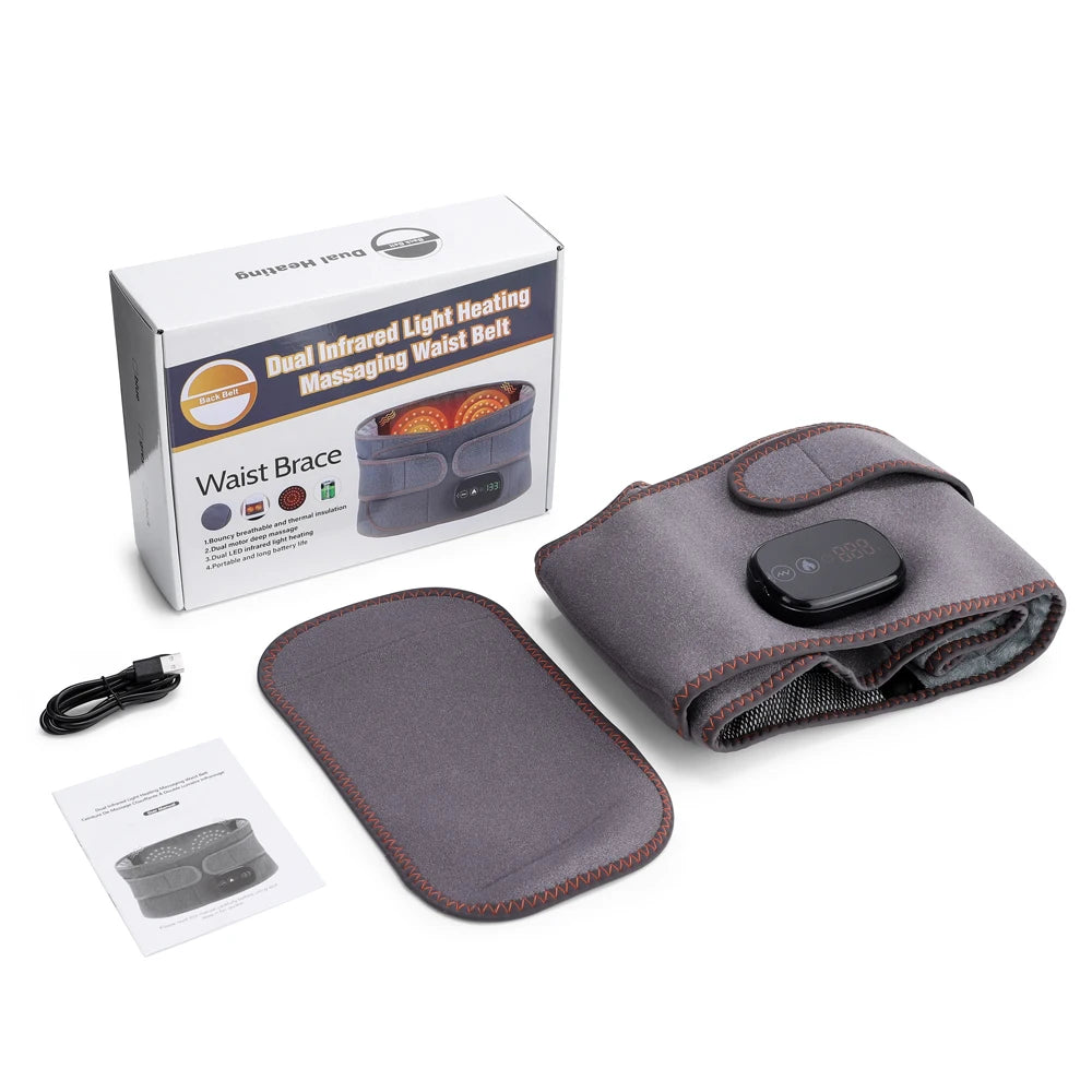 Heated Cordless Vibration Waist Massager Belt - 20
