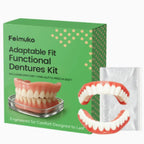 Instant Snap-On Silicone Dentures for Natural Smile