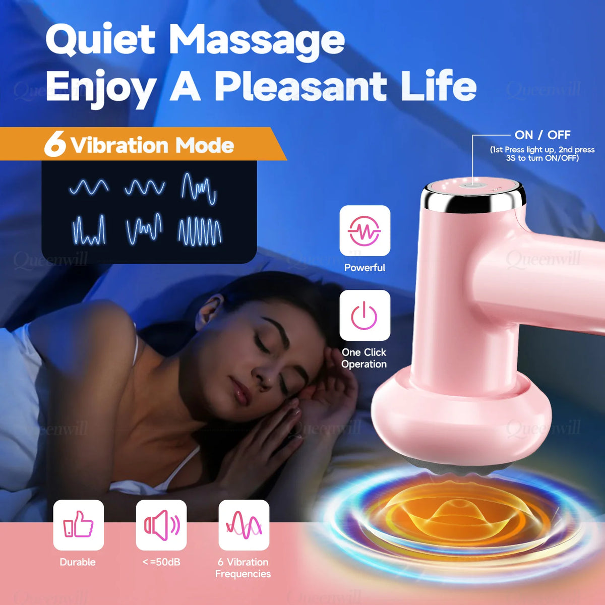 Portable Electric Body Sculpting and Muscle Massager