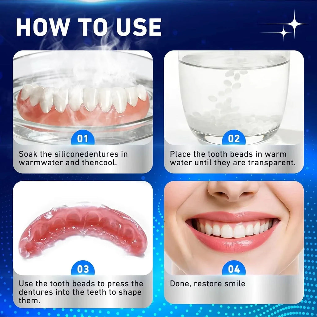 Custom Fit Temporary Smile Veneers for Instant Teeth Restoration