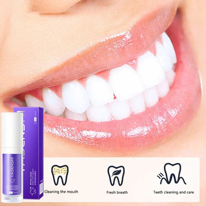 Deep Cleaning Teeth Whitening Foam Toothpaste for Fresh Breath - 4