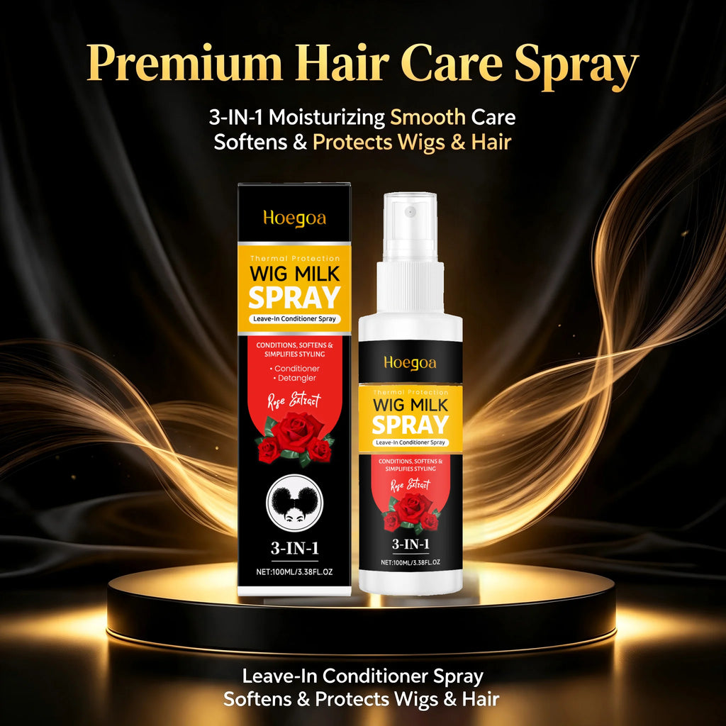 3-in-1 Rose Wig Conditioning and Detangling Spray