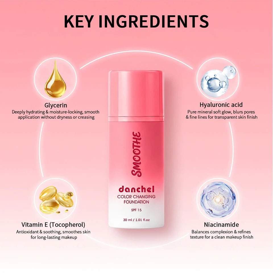 Color-Changing Foundation for Flawless Radiant Skin - 14