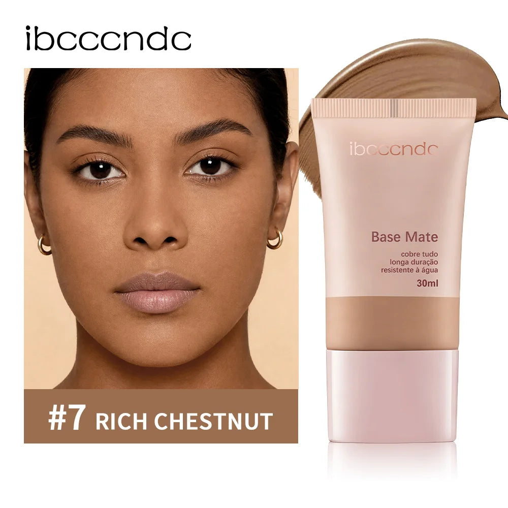 Long-Lasting Waterproof Matte Liquid Foundation