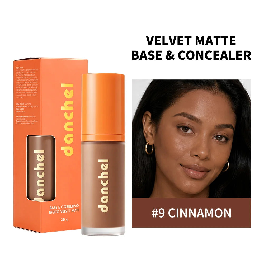 2-in-1 Velvet Matte Liquid Foundation and Concealer - 23