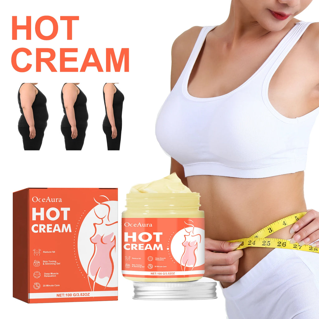 Anti-Cellulite Thermal Massage Cream for Body Slimming and Toning