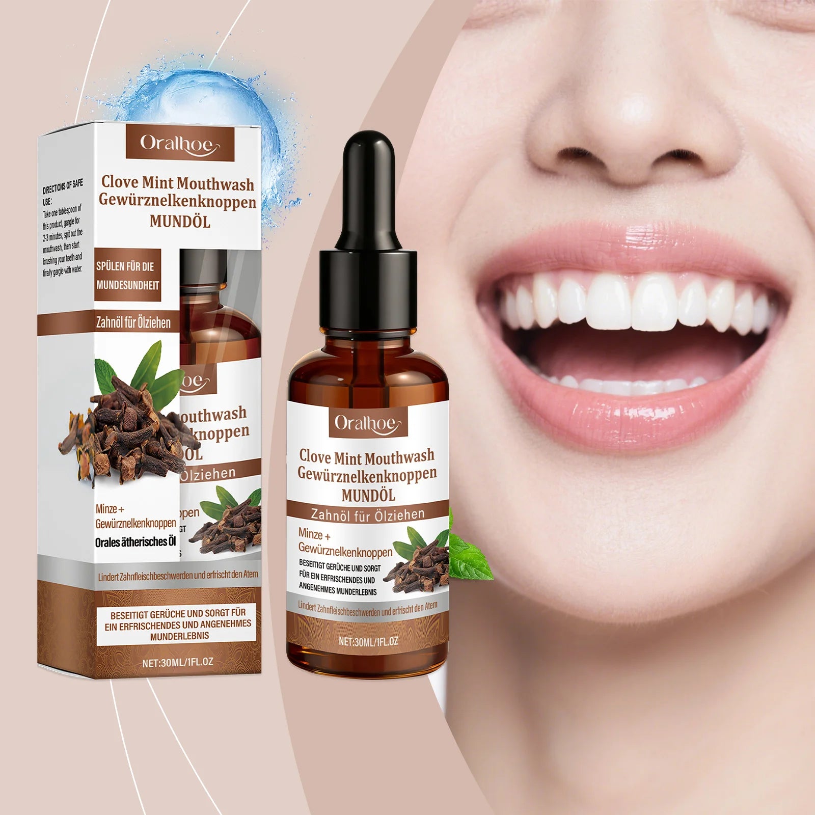 Clove Mint Mouthwash for Teeth Whitening and Bad Breath - 11
