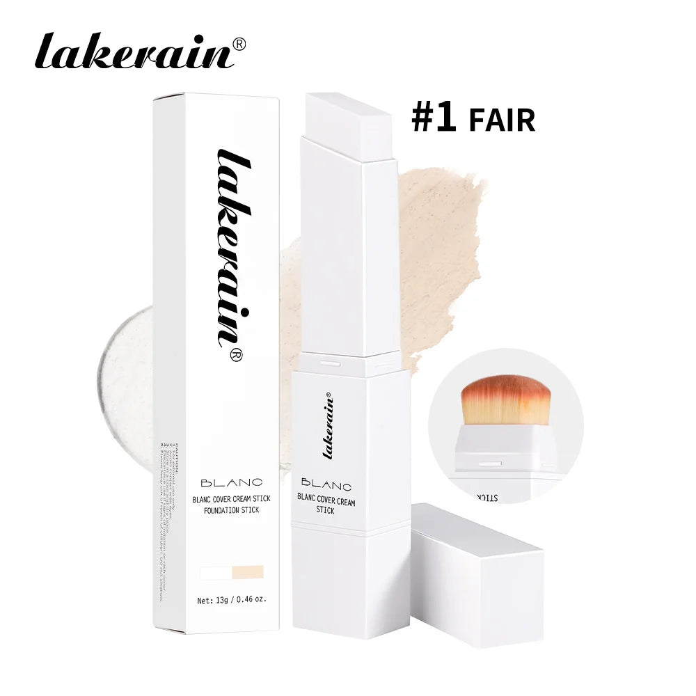 Creamy Tone-Adapting Foundation Stick with Built-in Brush