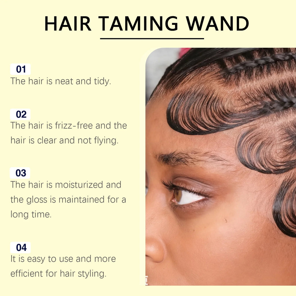 Anti-Frizz Hair Finishing Wand for Sleek Flyaway Control