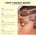 Anti-Frizz Hair Finishing Wand for Sleek Flyaway Control