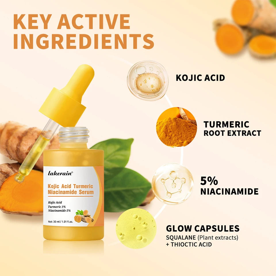 Brightening Kojic Acid and Turmeric Face Serum - 15
