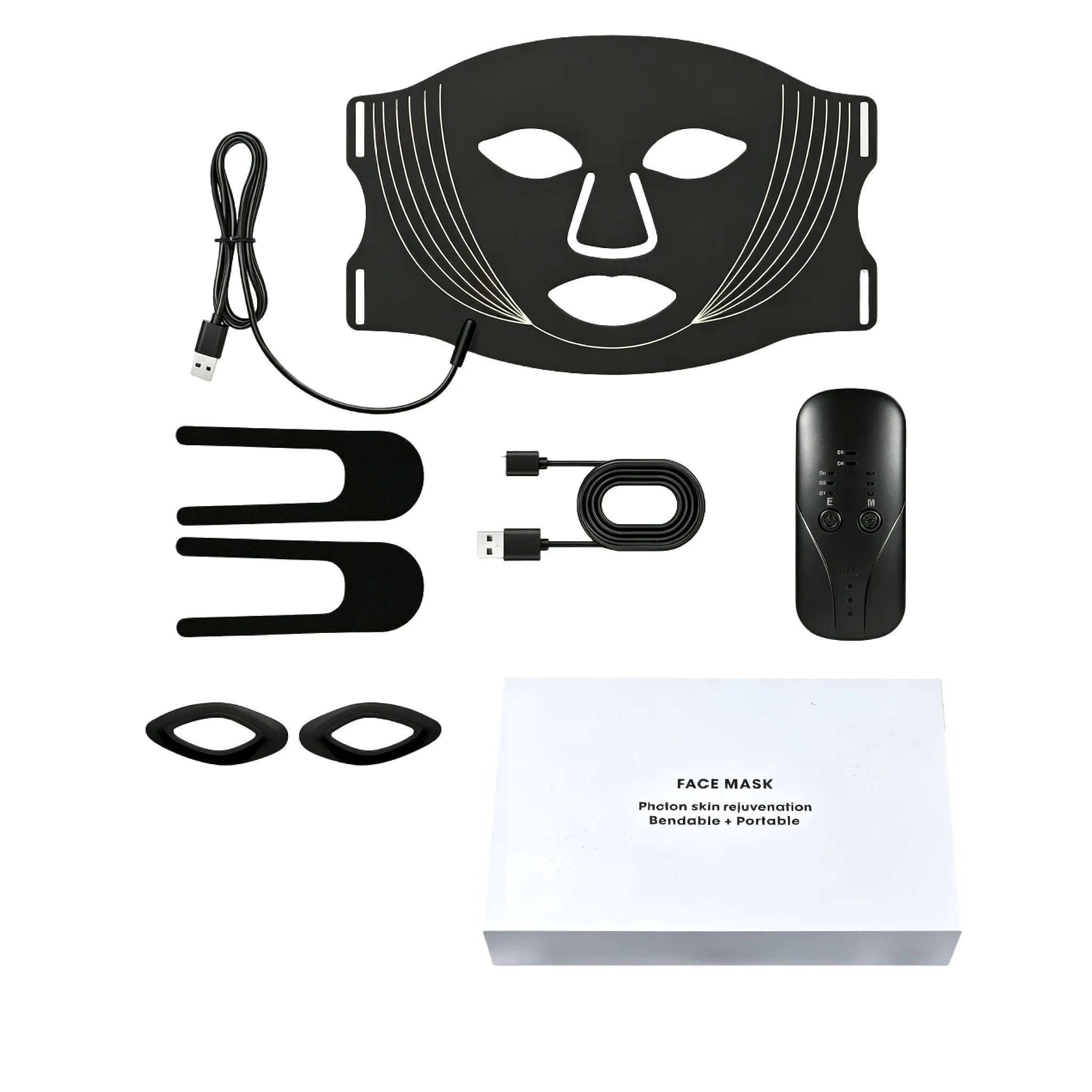 7-Color LED Silicone Facial Mask for Skin Rejuvenation - 13