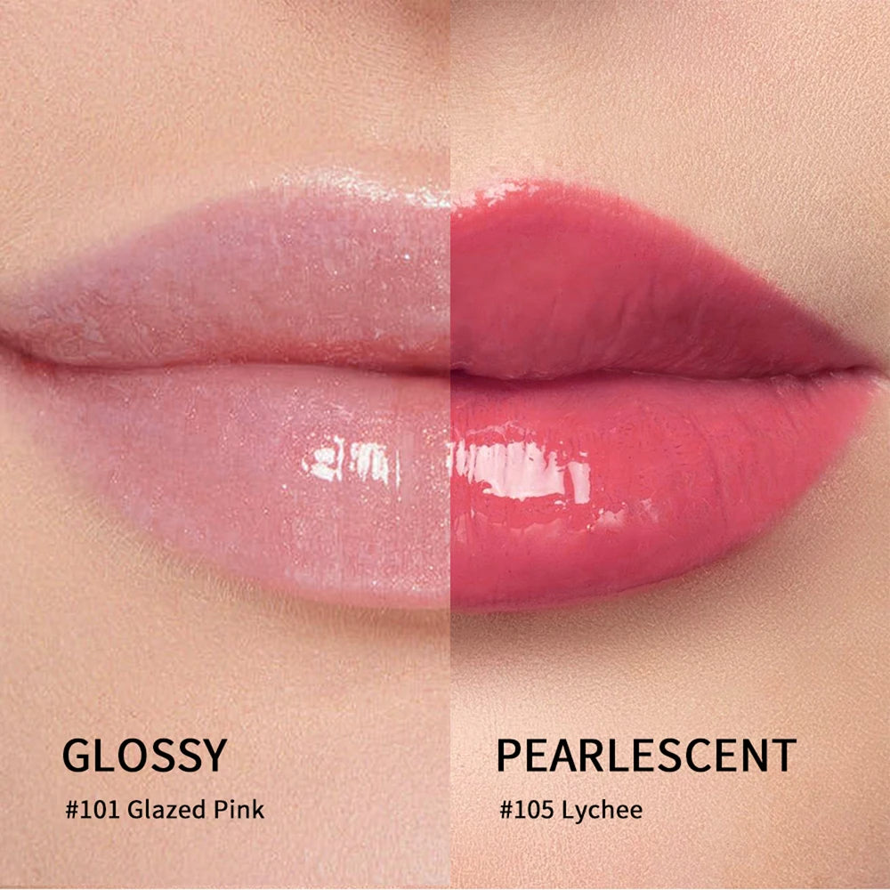 Moisturizing Lip Glowing Butter Gloss with Keychain