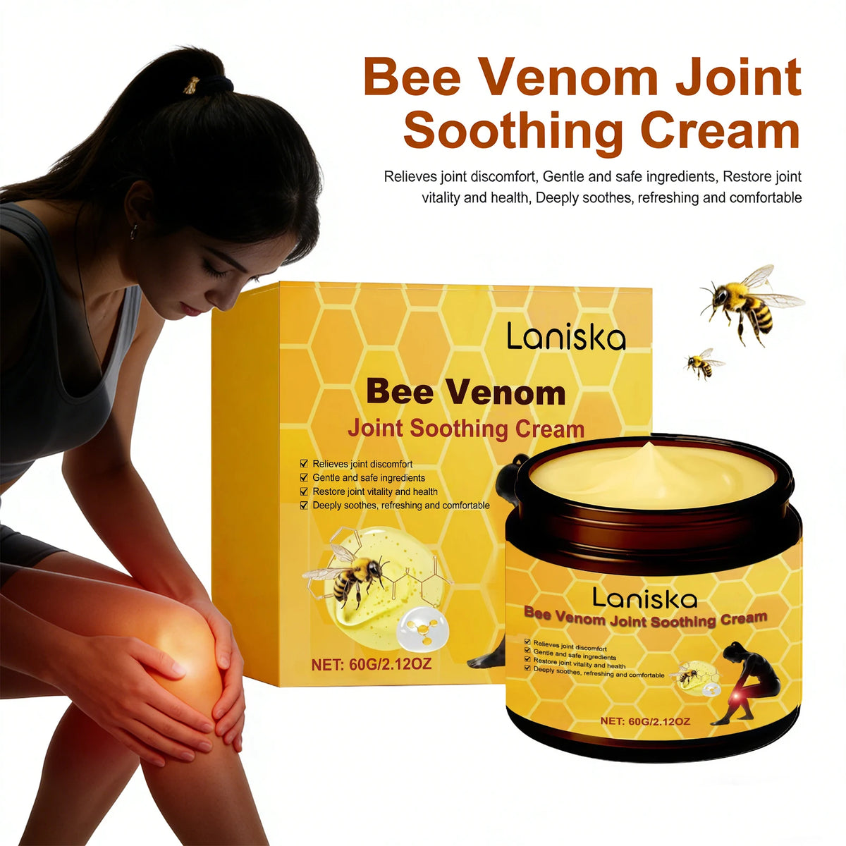 Bee Venom Joint and Muscle Soothing Cream