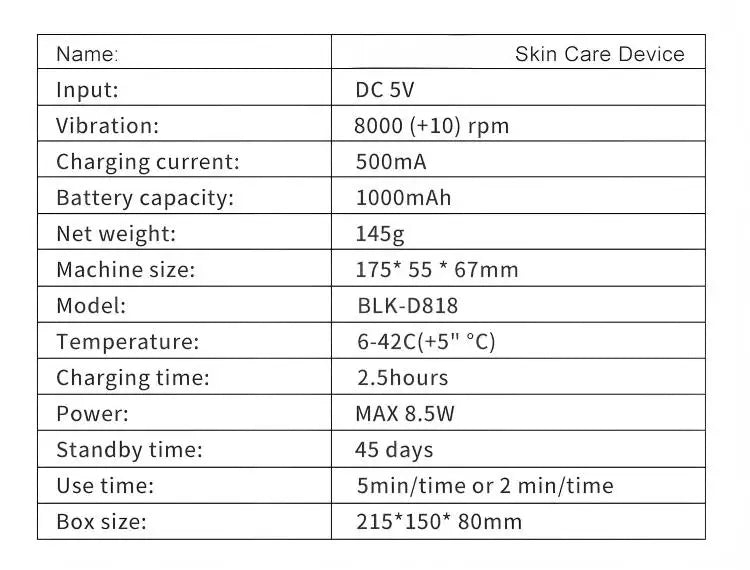 5-in-1 Micro-Current Facial Rejuvenation & Skin Tightening Device