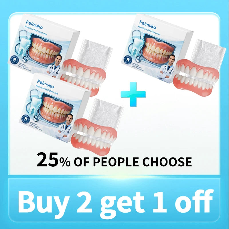 Adjustable Snap-On Cosmetic Dentures for Instant Smile Correction - 9