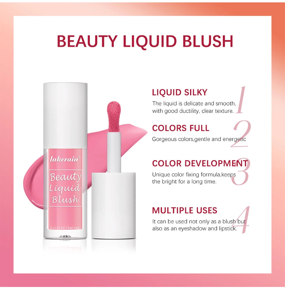 Waterproof Long-Lasting Liquid Cheek Blush