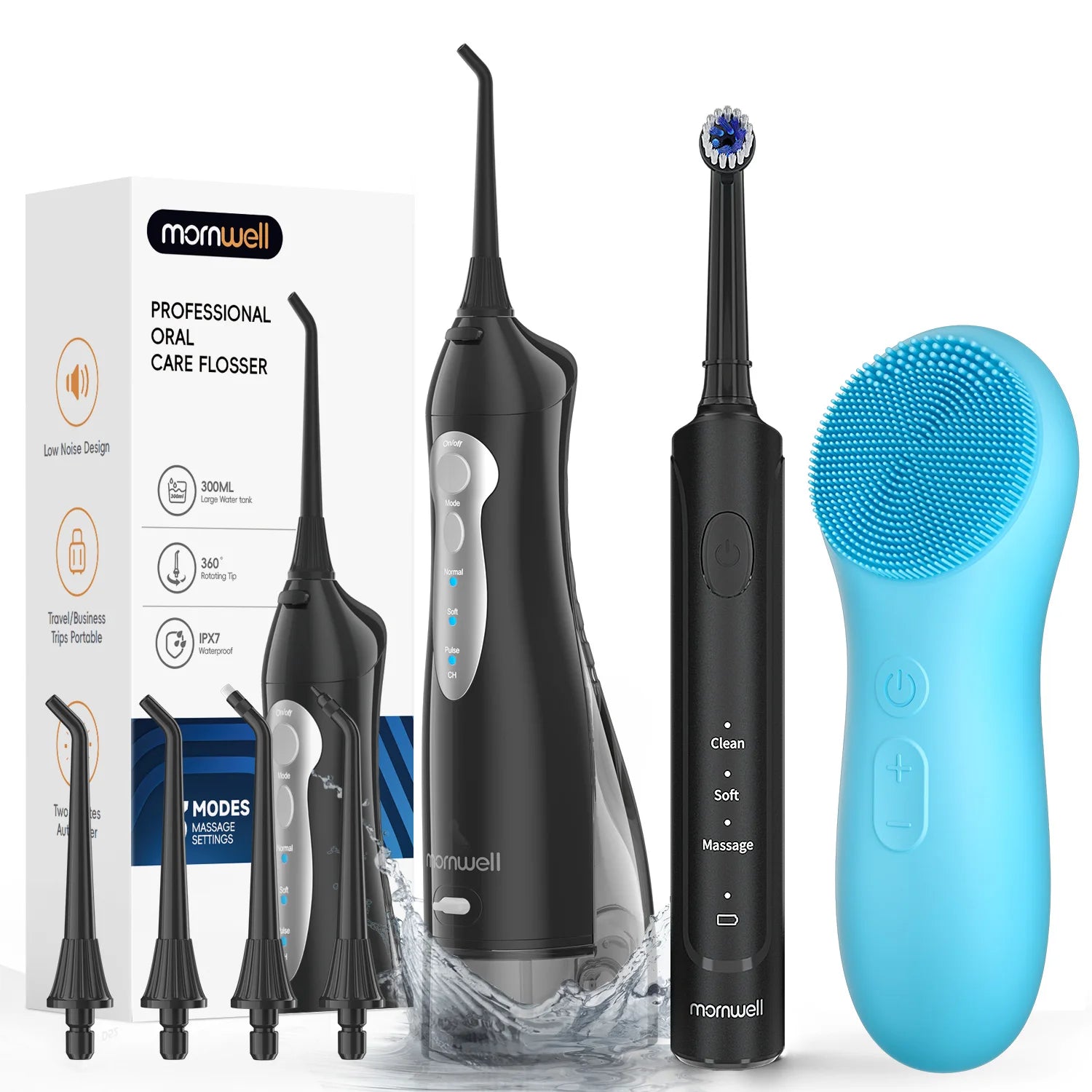 3-in-1 Professional Oral Care and Facial Cleansing Kit - 1