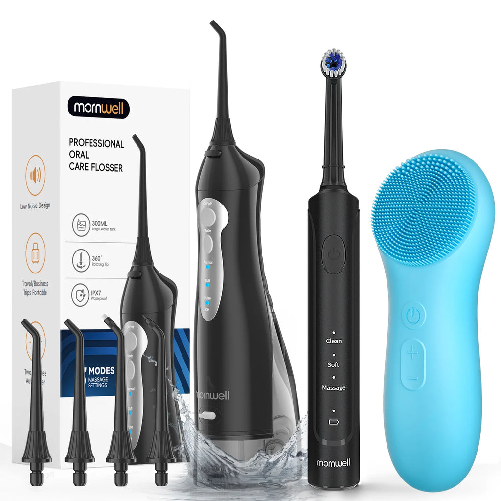 3-in-1 Professional Oral Care and Facial Cleansing Kit
