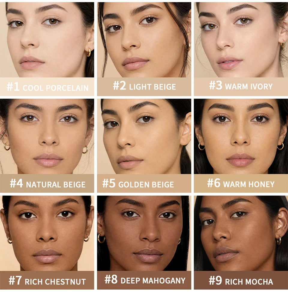 Long-Lasting Waterproof Matte Liquid Foundation