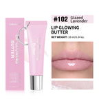 Moisturizing Lip Glowing Butter Gloss with Keychain