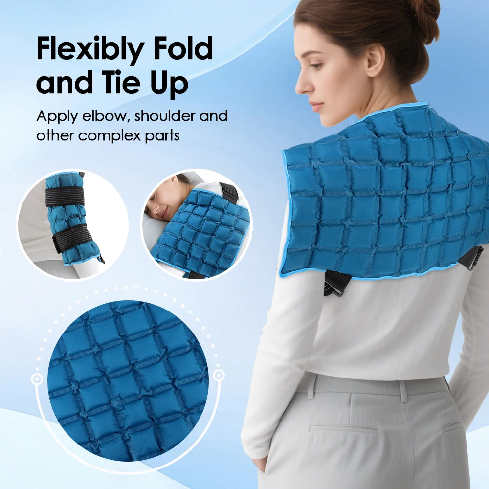 Reusable Hot and Cold Therapy Wrap for Back and Joints - 12