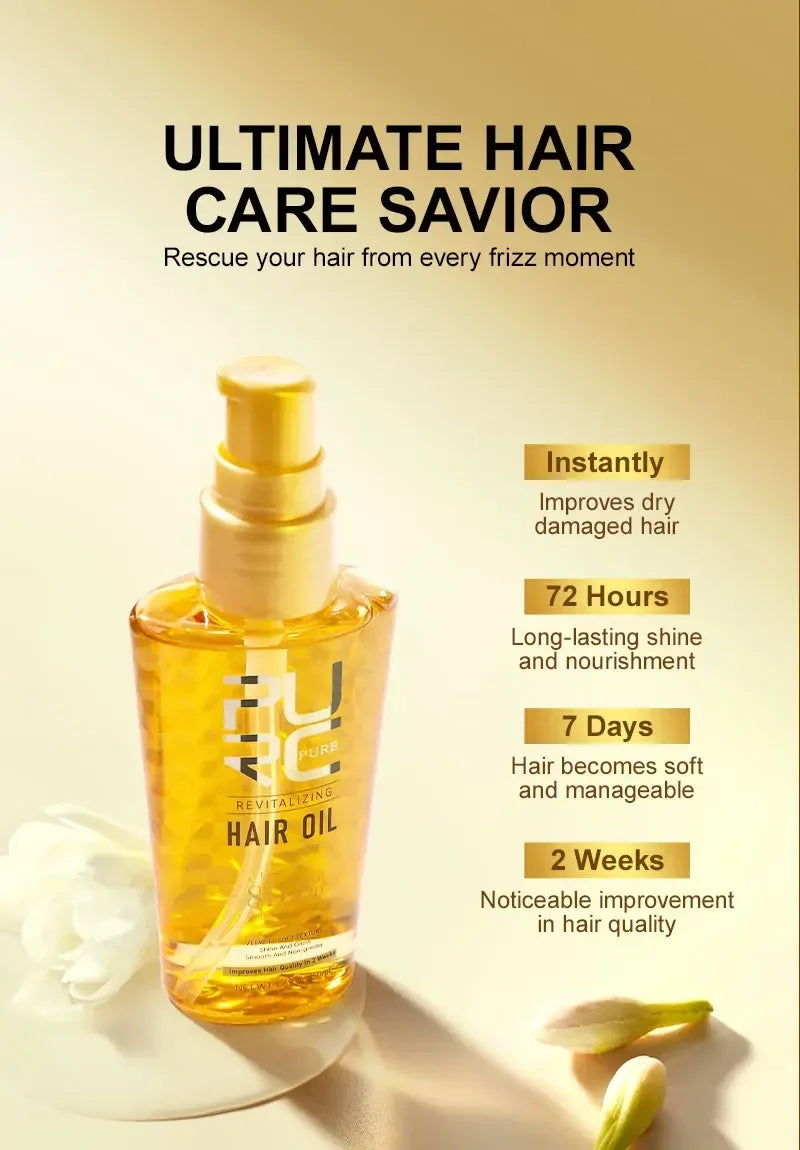 Amino Acid Revitalizing Hair Oil for Frizz Control and Shine