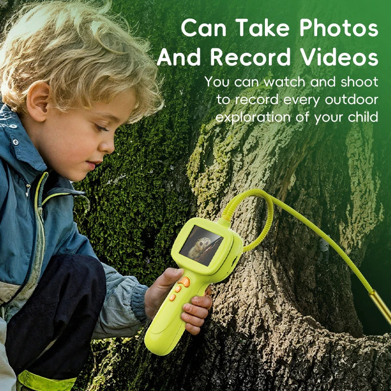 HD Digital Borescope Inspection Camera for Kids Nature Exploration