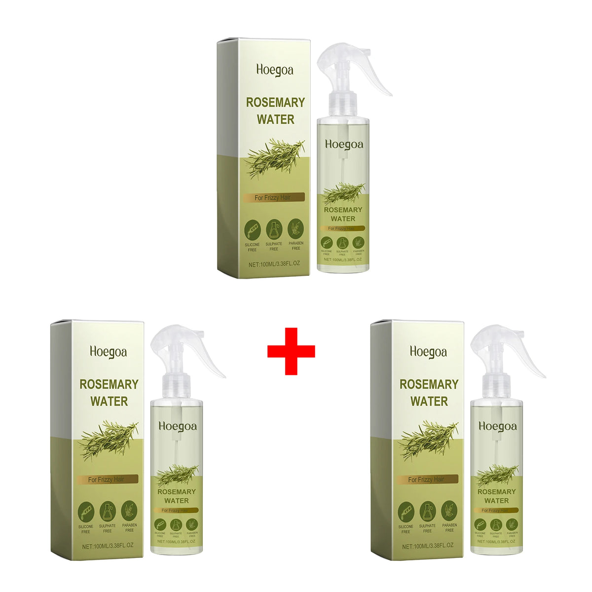 Rosemary Strengthening Hair Care Spray for Frizz and Oil Control