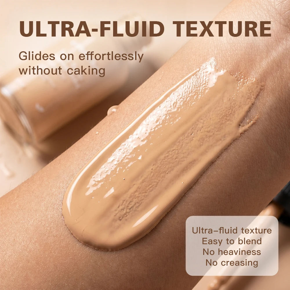 Matte Lightweight Liquid Foundation for Pore Minimizing & Oil Control