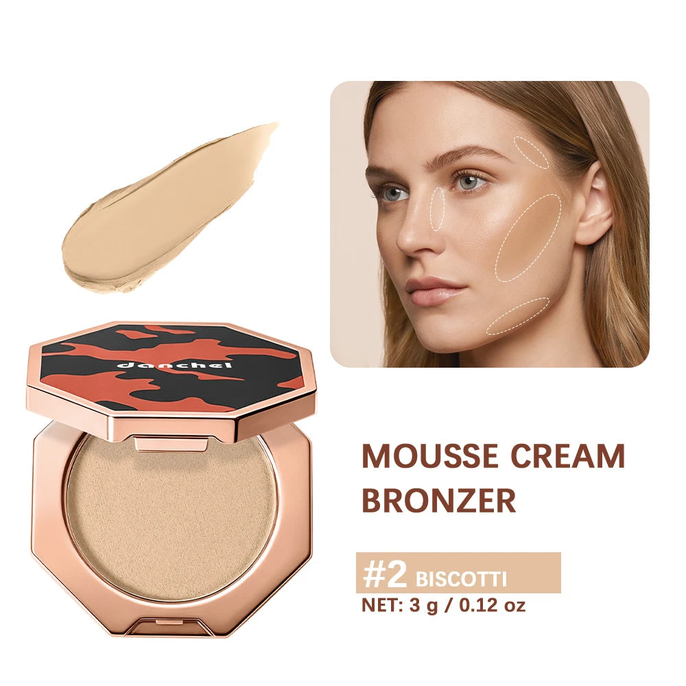 Cream Mousse Contour Bronzer for Seamless Face Sculpting