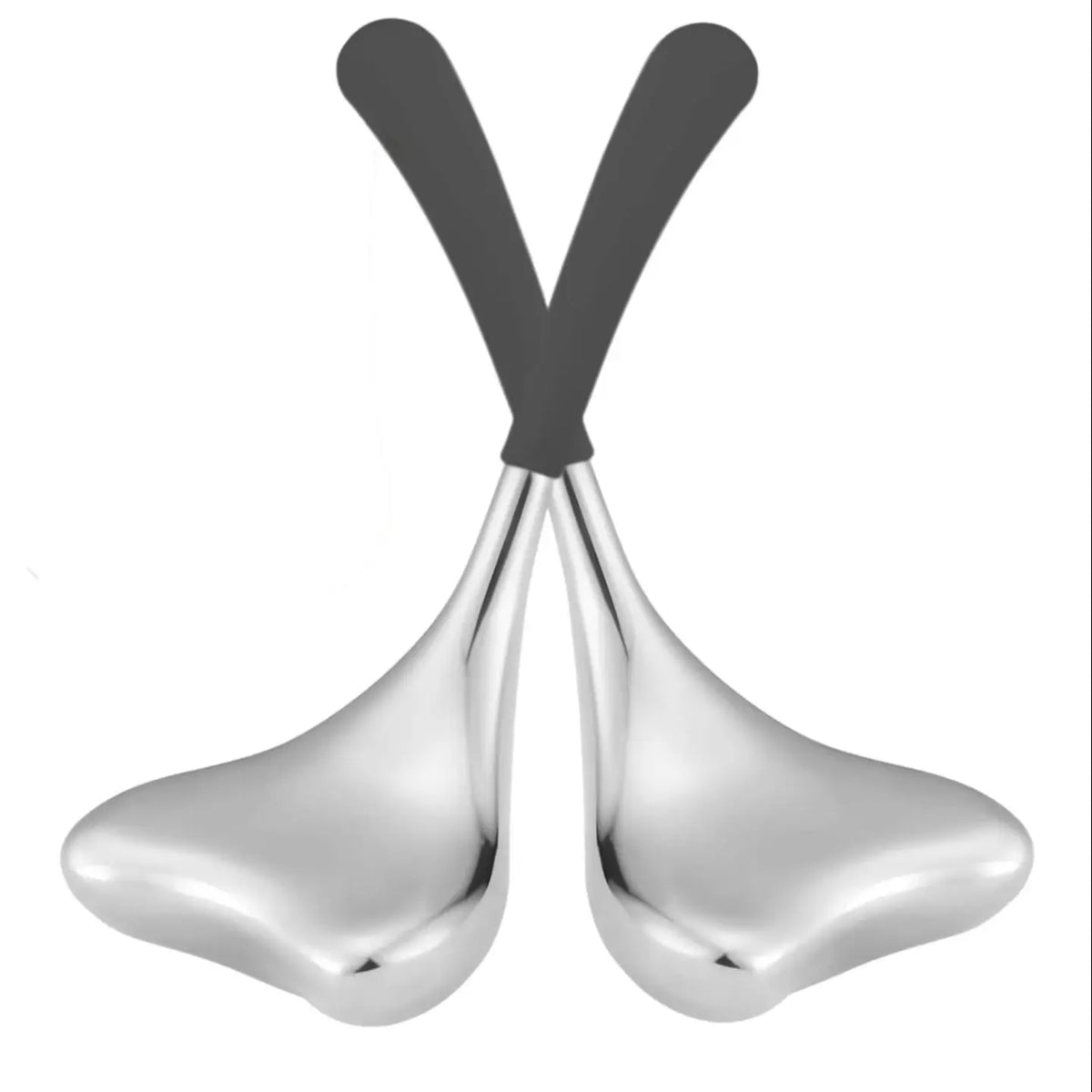2-in-1 Stainless Steel Cooling Facial Ice Globes and Gua Sha Tool