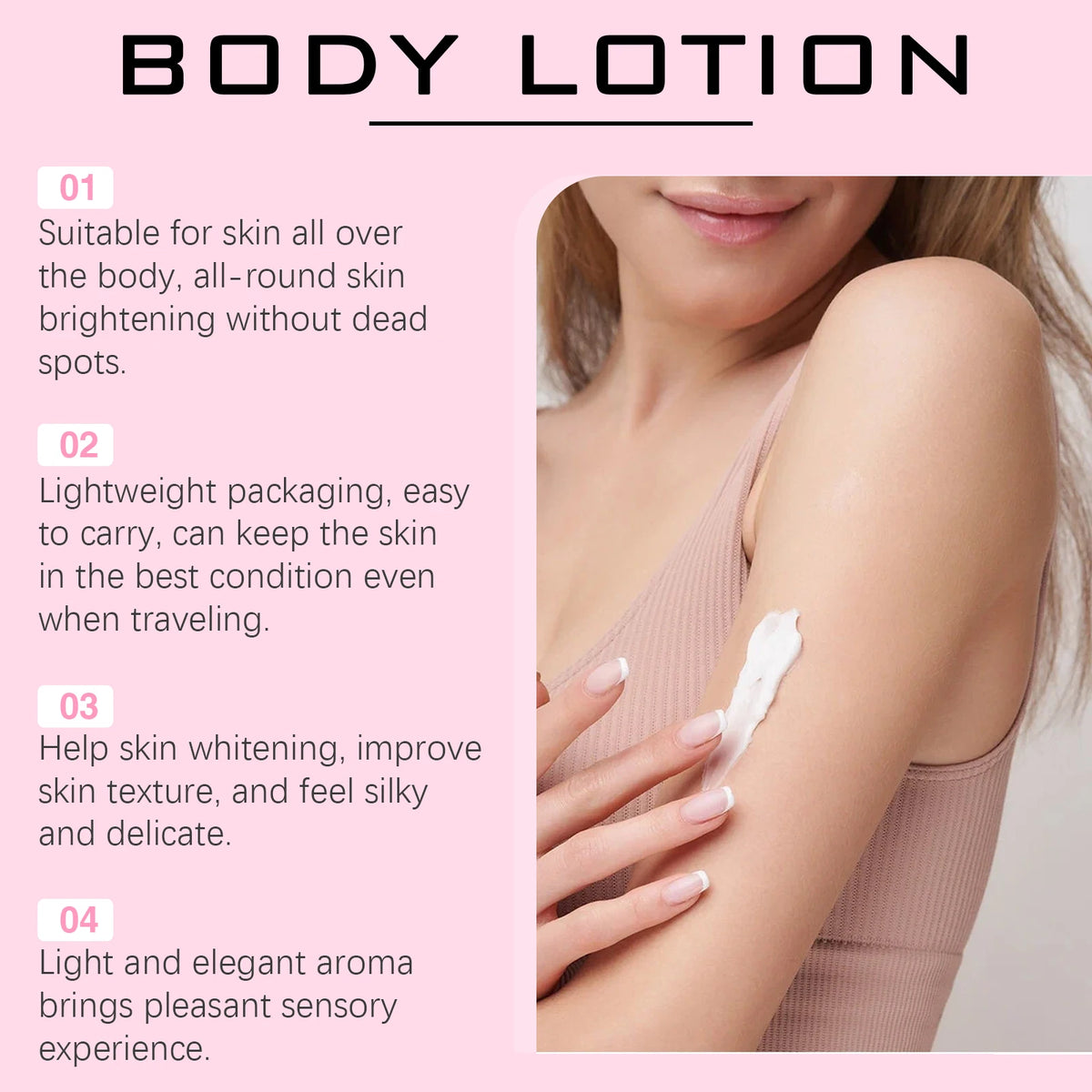 Arbutin Brightening and Moisturizing Body Lotion for Glowing Skin