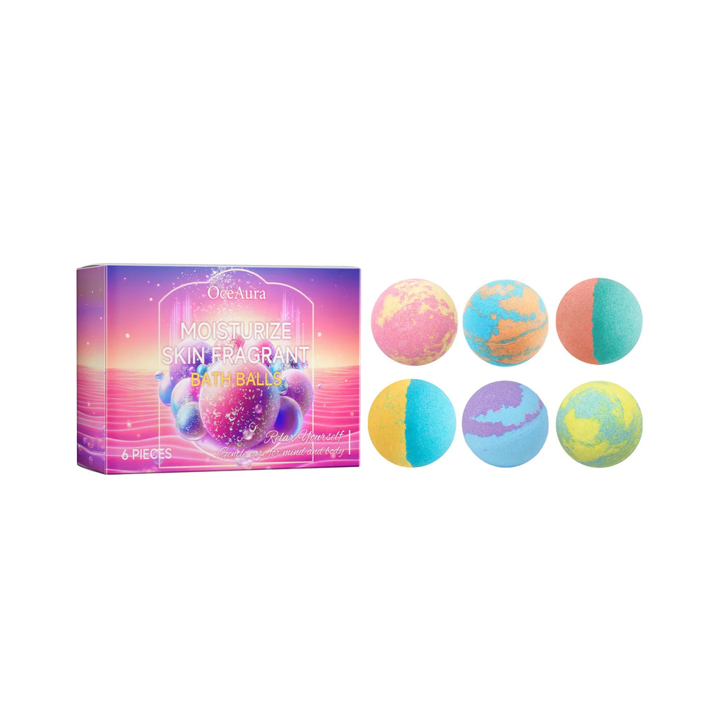 Aromatherapy Moisturizing Bath Bomb Set for Stress Relief