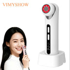 3-in-1 LED Photon Eye Facial Massager for Puffiness and Dark Circles