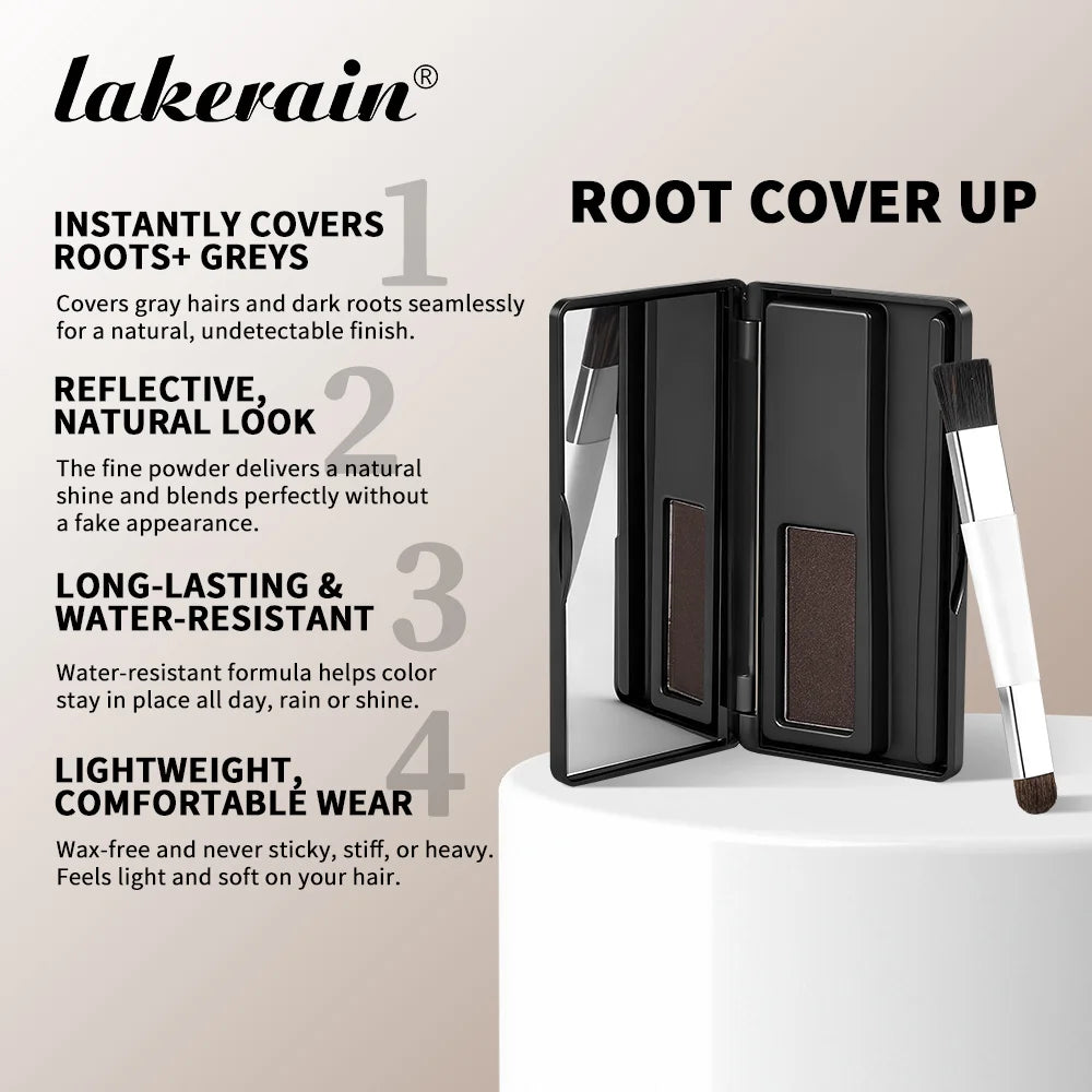 Waterproof Hair Root and Gray Hair Concealer Powder Palette