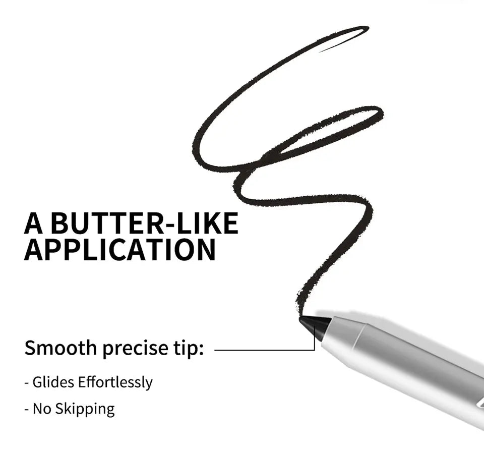 Waterproof Long-Lasting Smudge-Proof Eyeliner Pencil - 15