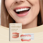 Temporary Silicone Cosmetic Dentures for Missing Teeth