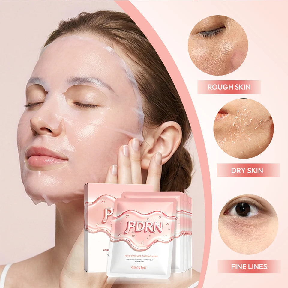Salmon DNA PDRN Pink Vitamin Hydrating Facial Sheet Mask