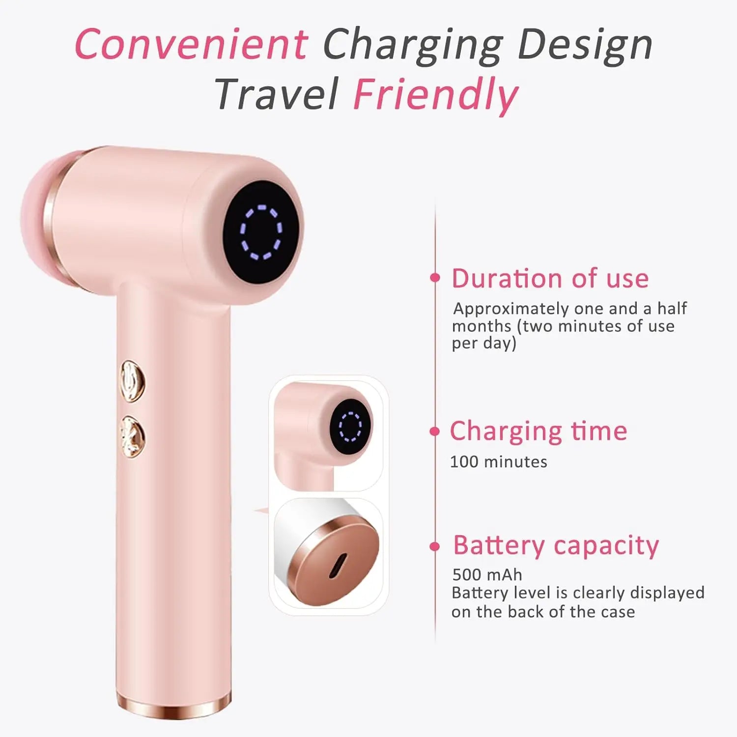 4-in-1 Waterproof Electric Facial Cleansing Brush - 5