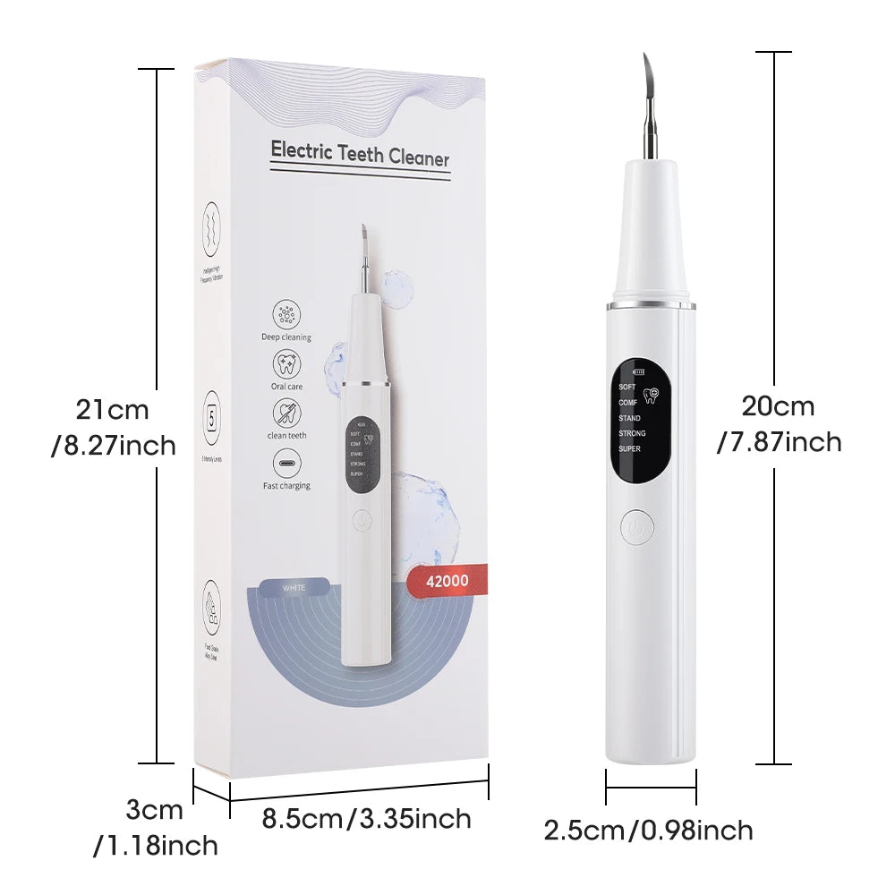 Ultrasonic Dental Scaler and Teeth Tartar Remover Kit