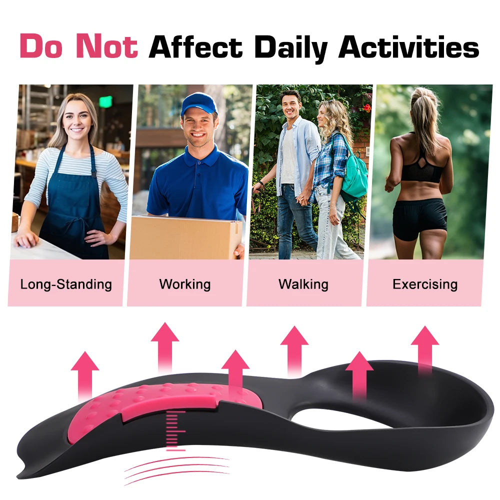 Orthopedic Arch Support Insoles for Flat Feet Correction