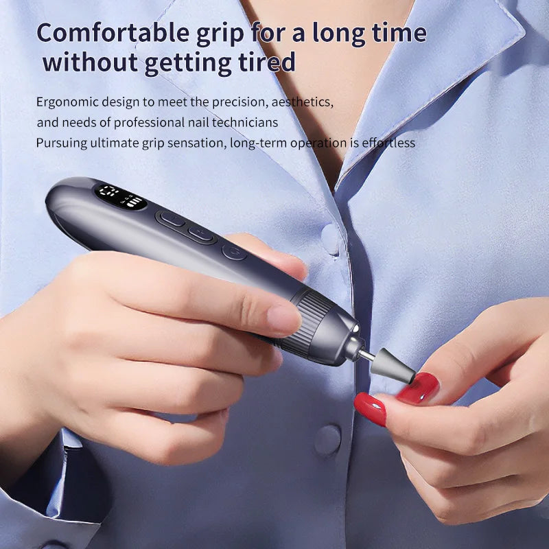 Professional Electric Manicure and Pedicure Nail Drill Set
