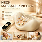 4-in-1 Rechargeable Neck Massage Pillow with Cervical Traction